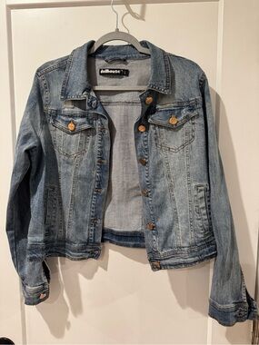 Dollhouse Faded Blue Denim Jean Jacket